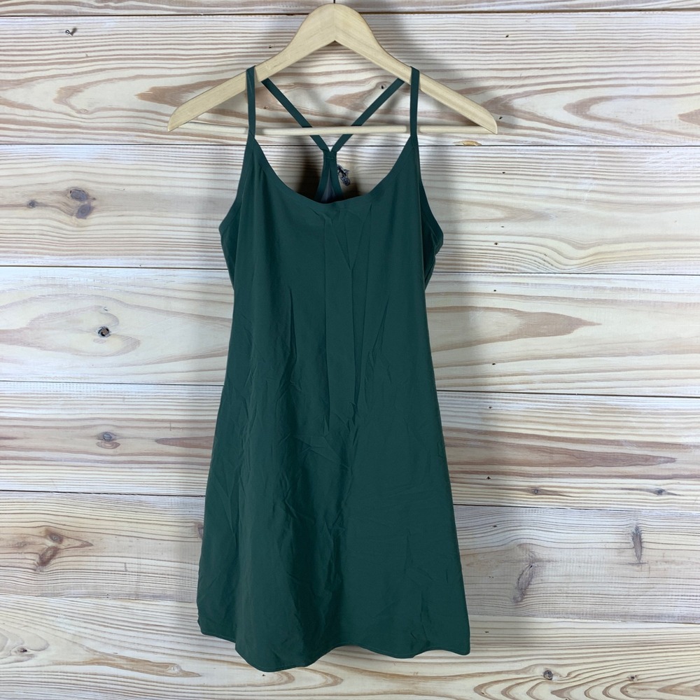 Outdoor Voices Activewear Dress Womens S Green Racerback Built-in Shorts Tennis